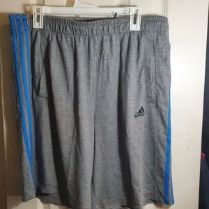 Adidas Climalite Shorts Gray/Blue (XL)